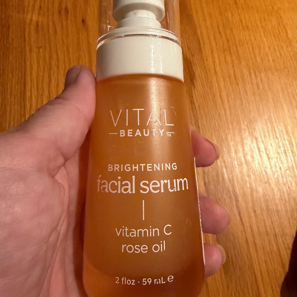 Brightening Vitamin C Rose Oil Facial Serum — Orange
